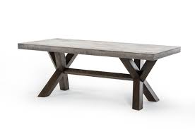 Modrest Urban Concrete Rectangular Dining Table Concrete Dining Table Concrete Top Dining Table Contemporary Dining Table