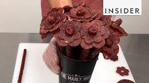 Perfect gift for anniversary, birthday, get well, congratulations, father's day or just because. Bouquet Made Of Beef Jerky Youtube