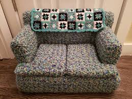 I mean, crochet + cats = if crochet cat couches are a new concept to you. Cat Couch 1 Crochet