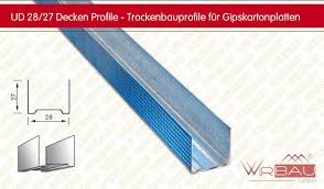 Große auswahl 30 tage rückgaberecht kauf auf rechnung. Ud Decken Profil Trockenbauprofile Fur Gipskartonplatten Gunstige Baustoffe Online