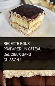 Recette Pour Preparer Un Gateau Delicieux Sans Cuisson Desserts Desserts Around The World