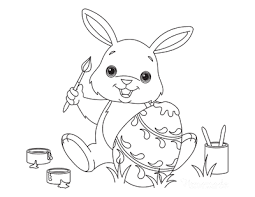 Easter bunny coloring pages | free printable pictures 100 Easter Coloring Pages For Kids Free Printables