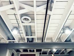 Run electrical cable through walls and across ceilings without tearing them apart by fishing wire. Diy Painted Basement Ceiling Project First Thyme Mom
