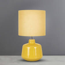 Black And Gold Lampshade Dunelm Oslo Small Ochre Ceramic Table Lamp Ceramic Table Lamps Table Lamp Ceramics