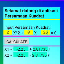 Ubah bentuk pertidaksamaan ke dalam bentuk baku (jika bentuknya belum baku) 2. Persamaan Kuadrat Apps Bei Google Play