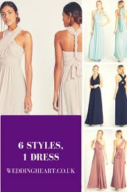 A Bridesmaid Dress With 6 Different Styles Bridesmaid Dresses High Street Bridesmaid Dresses Dresses