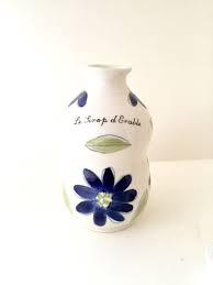 Pichet A Sirop D Erable Design De Fleurs Bleu Foncees Etsy Fleur Design Fleurs Bleu Fonce Pichet