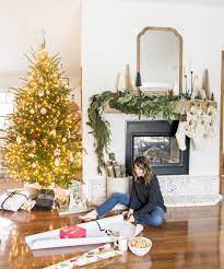 4 Ways To Use Black And White Wrapping Paper For Christmas Master Bedroom Makeover Accent Wall Bedroom Modern Farmhouse Bedroom