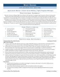 Agile Scrum Master Resume Example Guide 2021 Zipjob