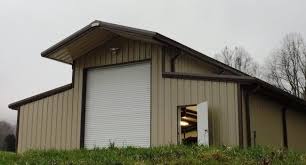 Raised Center Metal Garage Monitor Style Shop With Living Quarters Metal Building Homes Metal Buildings Steel Building Homes