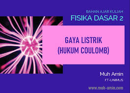 Diktat versi revisi ini merupakan perbaikan. Bahan Ajar Kuliah Fisika 2 Muh Amin Com