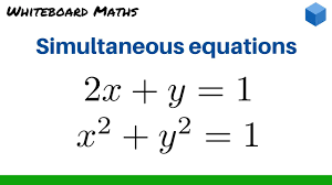 Solving Nonlinear Simultaneous Equations Youtube