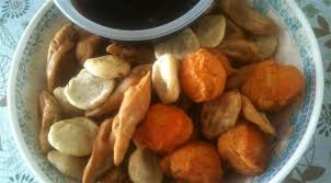 Kwek Kwek Homemade Kikiam And Fish Balls In Sweet Vinegar And Thousand Island Dips Recipe Panlasang Pinoy Recipes Thousand Island Dip Recipes Dip Recipes