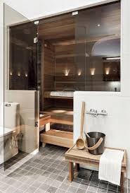 A Bit Of Luxury 35 Stylish Steam Rooms For Homes Sauna Design Sauna Shower Spa Rooms