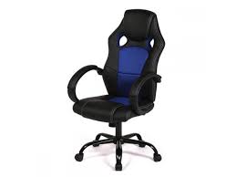 New Blue High Back Racing Car Style Bucket Seat Office Desk Chair Gaming Chair R39 Office Desk Chair Desk Chair Gaming Chair