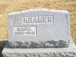 Mabel F Montgomery Kramer (1898-1941)