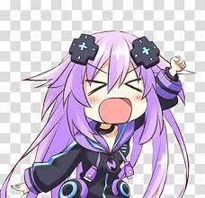 Megadimension Neptunia Vii Chibi Cyberdimension Neptunia 4 Goddesses Online Anime Chibi Transparent Background Png Clipa Anime Chibi Anime 4 Goddesses Online