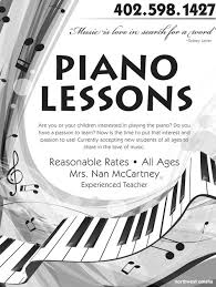 Provides blank spaces to fill in for contents of the lesson. 11 Teaching Music Advertisement Card Ideas Teaching Music Learn Piano Piano Lessons
