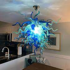 Compared with shopping in real stores discover quality blue murano glass chandelier on dhgate and buy what you need at the greatest convenience. European Design Aqua Blue Shade Murano Glass Chandelier 28inch Table Top Lighting Chandeliers Aliexpress