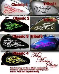 Flame Pinstripe Set Custom Motorcycle Decal Etsy Custom Motorcycle Paint Jobs Custom Motorcycle Custom Motorcycles Bobber