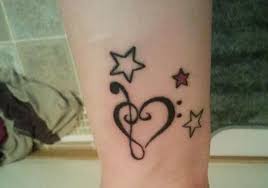 Excellent note tattoo on wrist. Wrist Music Note Tattoo Designs Novocom Top