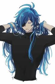 His short blonde hair becomes long and his eyes turn golden in his deity form. 75 Anime Boy Blue Hair Ideas In 2021 Anime Boy Anime Anime Guys