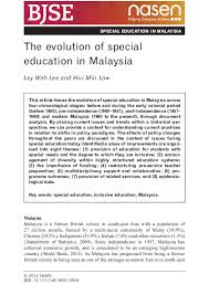 Education in malaysia is overseen by the ministry of education (kementerian pendidikan). Pdf The Evolution Of Special Education In Malaysia Fara Hairani Sahar Academia Edu