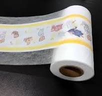 Embossed Color Printed Breathable Nonwoven Laminated PE Cloth-Like Film for  Diaper Backsheet