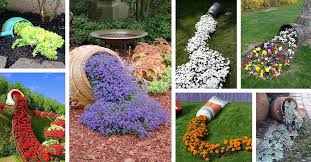22 Fun Spilled Flower Pot Ideas To Brighten Your Yard With Style Flower Pots Garden Ideas Cheap Fall Garden Vegetables