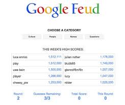 This game has received 1505 plays and 53% of game players have upvoted this game. Google Feud Online Game