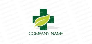 Leaf Merged With Plus Sign Leaf Logo Logo Design Template Logo Design
