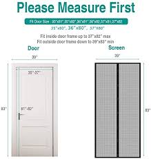 While measuring your screen doors, windows or any other area that needs to be screened seems like a fairly straightforward process, there are a few. Magnetic Screen Door Ikstar Sliding Screen Door With Full Frame Magic Tape Instant Double Mesh For Front Door Bug Out Kids Pets Walk Through Fiberglass 39 X83 Pricepulse
