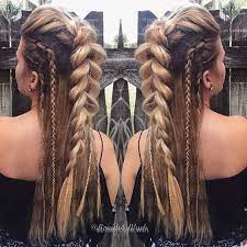 Check It Out This Schoolgirl Favorite Is All Grown Up See The 12 New Braided Hairstyles We Can T Get Enough Of And Le Hair Styles Long Hair Styles Viking Hair