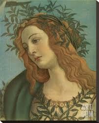 Minerva Detail Stretched Canvas Print Sandro Botticelli Art Com Botticelli Paintings Sandro Botticelli Renaissance Paintings