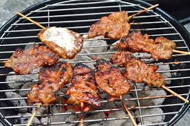 Jan 24, 2019 1 minute. Thai Grilled Pork On A Skewer With Sticky Rice Khao Niaow Moo Ping The High Heel Gourmet