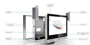 Es ist auch möglich, externe (decke) lautsprecher an das fernsehgerät angeschlossen werden. Technologie Ocea Pro Badezimmer Tv