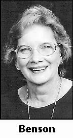 MARCIA BENSON Obituary (2011)