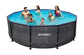 Marimex Florida Ratan Piscina Da Giardino Con Pareti In Acciaio Nel 2020 Florida Piscina Acciaio