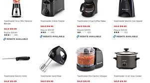Growing your small kitchen appliance collection can take some time — these small but mighty items can add up quickly in terms of cost, unless you pace yourself. Kohl S Toastmaster Small Kitchen Appliances 4 99 Each After Rebate Ship Saves