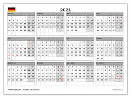 Jahreskalender und monatskalender 2021, 2022, 2023 und weitere jahre. Kalender Deutschland 2021 Zum Ausdrucken Michel Zbinden De