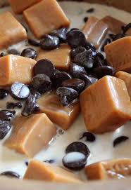 Easy Chocolate Caramel Fondue Recipe With Images Desserts Fondue Recipes Eat Dessert