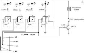 Automatic water pump controller circuit diagram. Water Level Indicator Using Cmos Ics Circuit Diagram