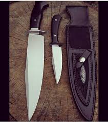 The Perfect Set Of Knives For Father And Son Credit Goes To Nick Wheeler Knives And Newfs Knifeco Facas Artesanais Facas E Armas