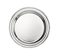 Assiette A Pain Albi Metal Argente