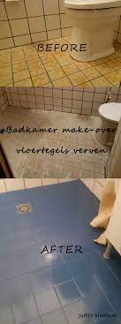 snel eenvoudig en on a budget badkamer make over vloertegels verven badkamer maken budget badkamer badkamer