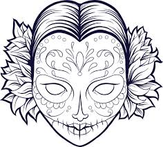 Keep your kids busy doing something fun and creative by printing out free coloring pages. Sugar Skull Coloring Page 10 Kidspressmagazine Com