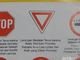 Rambu lalu lintas di indonesia umumnya menggunakan 5 warna. Ada Di Ujung Jalan Arti Rambu Ini Biar Pengendara Tak Nyelonong Keluar Gang
