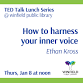 TED Talk Lunch Series: "How to harness your inner event image