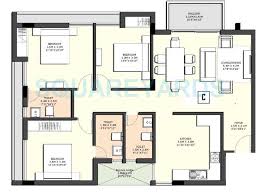 That is more like a small apartment and not big enough to be called a house. 3 Bhk 1400 Sq Ft Apartment For Sale In Sidharth Housing County At Rs 6200 Sq Ft Chennai