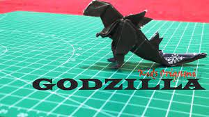 Yang menarik dari ayatori membuat berbagai bentuk dengan seutas. Origami Godzilla Youtube
